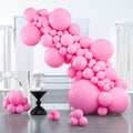 PartyWoo Pink Balloons 127pcs Matte Pink Balloons Different Sizes | 36 18 12 10 5 Inch for Baby Shower Valentine's Day Princess Bachelorette Birthday Valentine's Party Decorations Pink-Y11