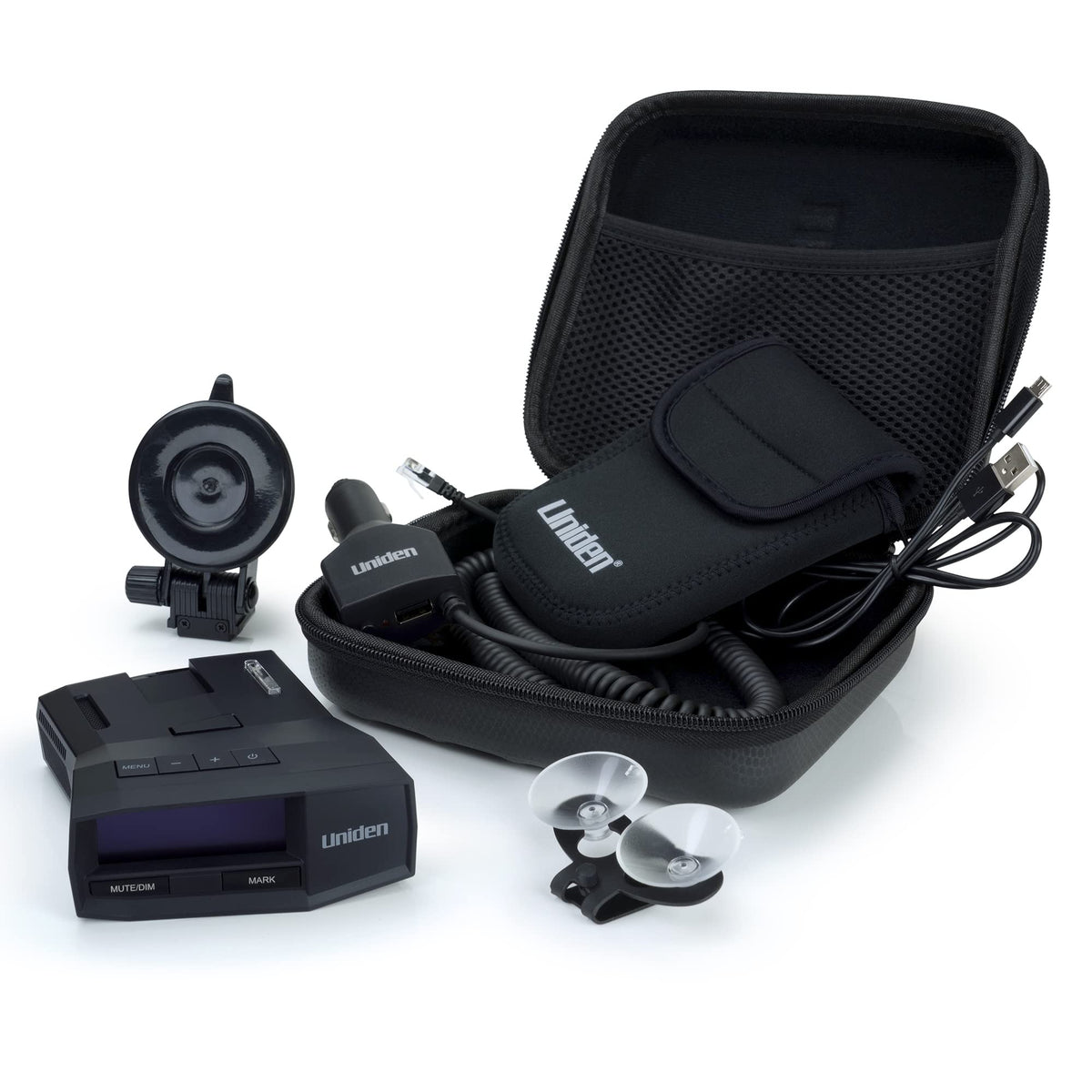 Uniden R8W (new Model) Extreme Long Range Laser/Radar Detector, 360° Awareness, Directional Arrows, Wi-Fi, Bluetooth, GPS, Real-Time Voice Alerts, Red Light & Speed Camera Alerts, R/TACH App