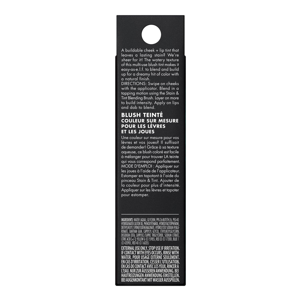 e.l.f. Sheer For It Blush Tint, Cherry Cola | Multi-Use, Long-Lasting Lip & Cheek Makeup, Creates A Natural Flush Finish, Vegan & Cruelty-Free