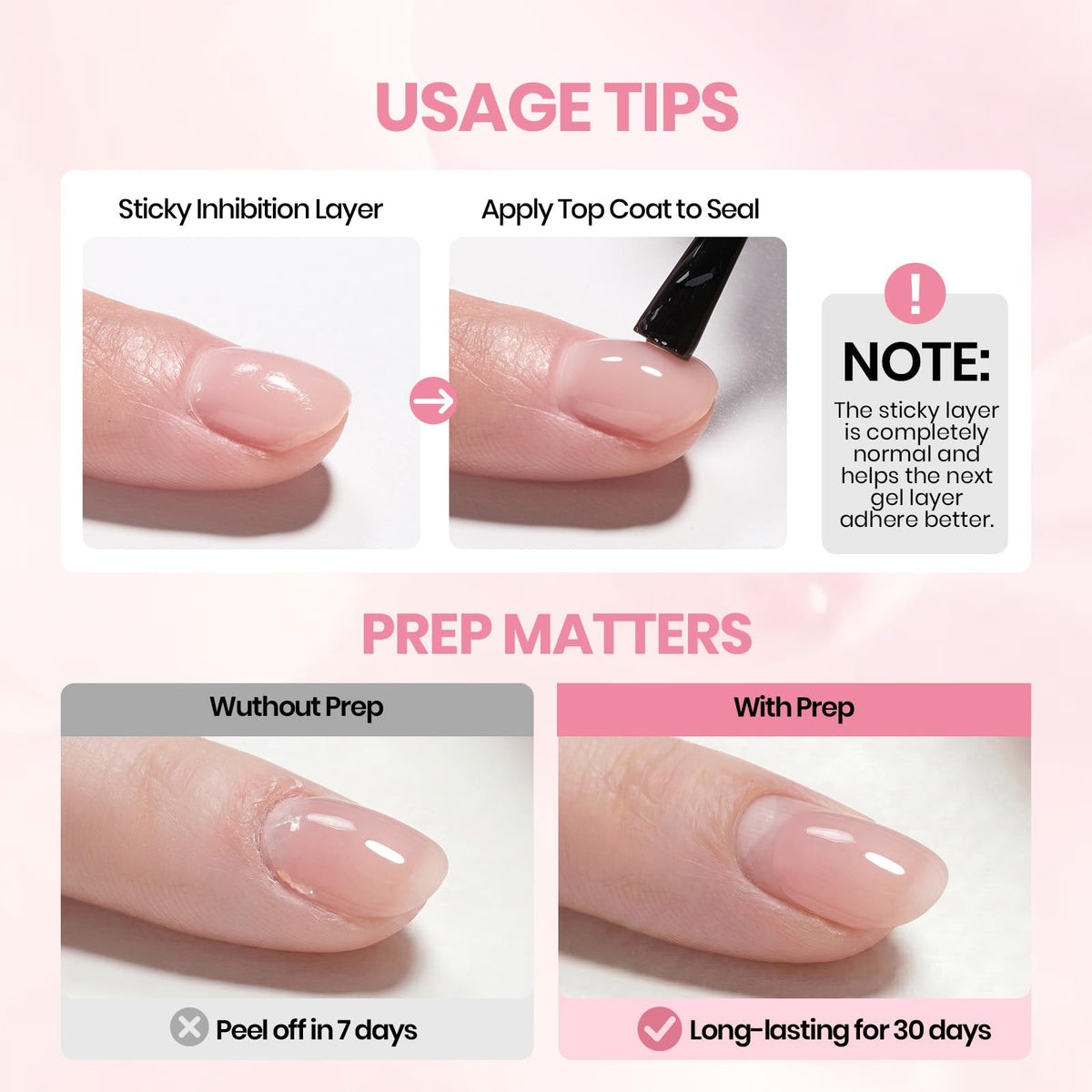 Beetles Hard Gel for Nails Nude Pink, 1 oz 9 in 1 Pink Builder Nail Gel | High Hardness for Sculpting, Nail Extension and Building, Protection Durable for Salon, UV LED Lamp Cured, DIY Art Manicure