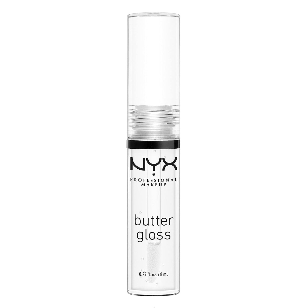 NYX PROFESSIONAL MAKEUP Butter Gloss, Non-Sticky Lip Gloss - Sugar Glass ,Clear