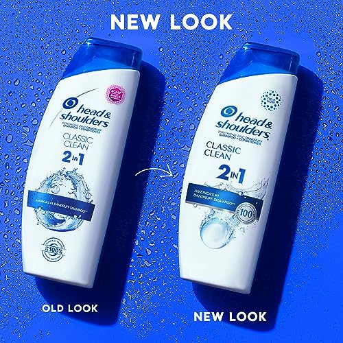 Head and Shoulders Classic Clean 2-in-1 Anti-Dandruff Shampoo + Conditioner 8.45 Fl Oz