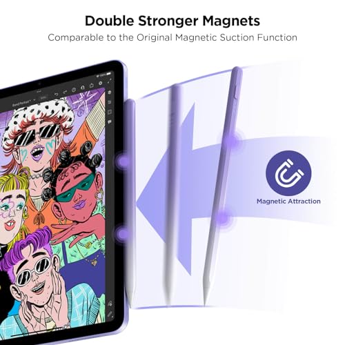 DEGGE Stylus Pen for iPad 2018-2026, 15Mins Fast Charge for Apple Pencil