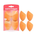 Real Techniques Miracle Complexion Sponge, 4 Pack, Makeup Blending Sponges | Makeup sponges for foundation, 3-point design, foundation applicator, latex-free beauty sponge