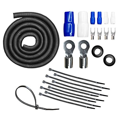 CT Sounds 4 Gauge OFC Complete Amp Wiring Install Kit, AMPKIT-4GA-ELITE