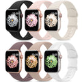 6 Pack Sport Silicone Bands Compatible with Apple Watch Band for Women Men | 38mm 40mm 41mm 42mm 44mm 45mm 49mm 46mm Waterproof Strap for iWatch Apple Watch Series 12 11 10 9 Ultra 8 7 6 5 4 3 2 1 SE