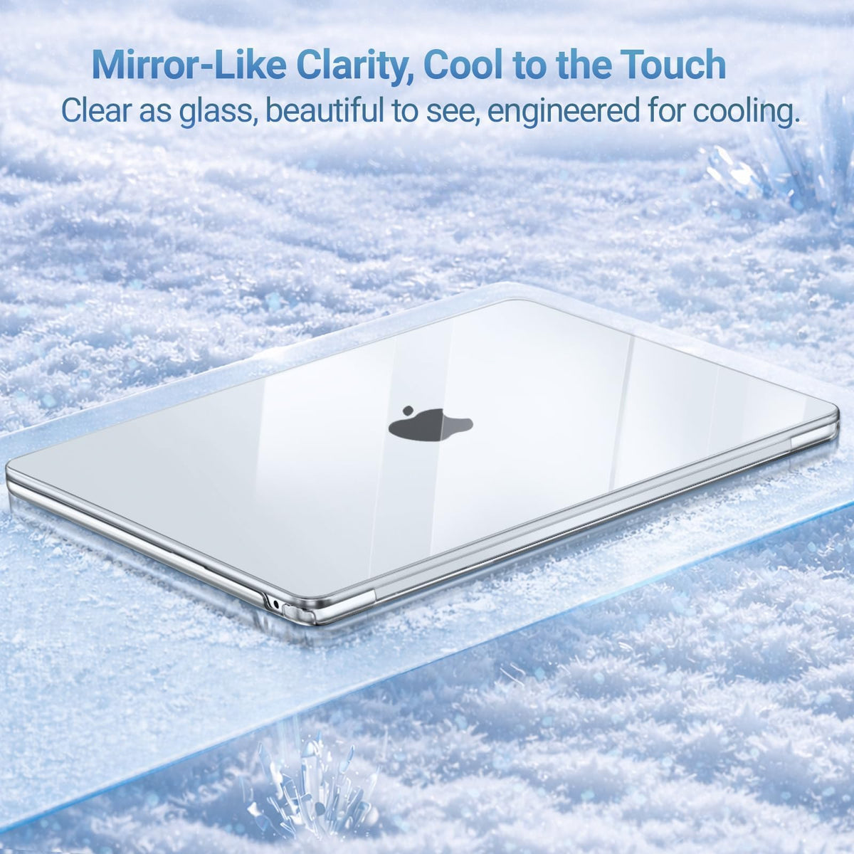 MOSISO Compatible with MacBook Air 13 inch Case M5 2026 M4 M3 M2 2025-2022 | A3449 A3240 A3113 A2681, Hard Shell&Keyboard Cover&Screen Film&Type C for MacBook Air 13.6 inch Case, Crystal Clear