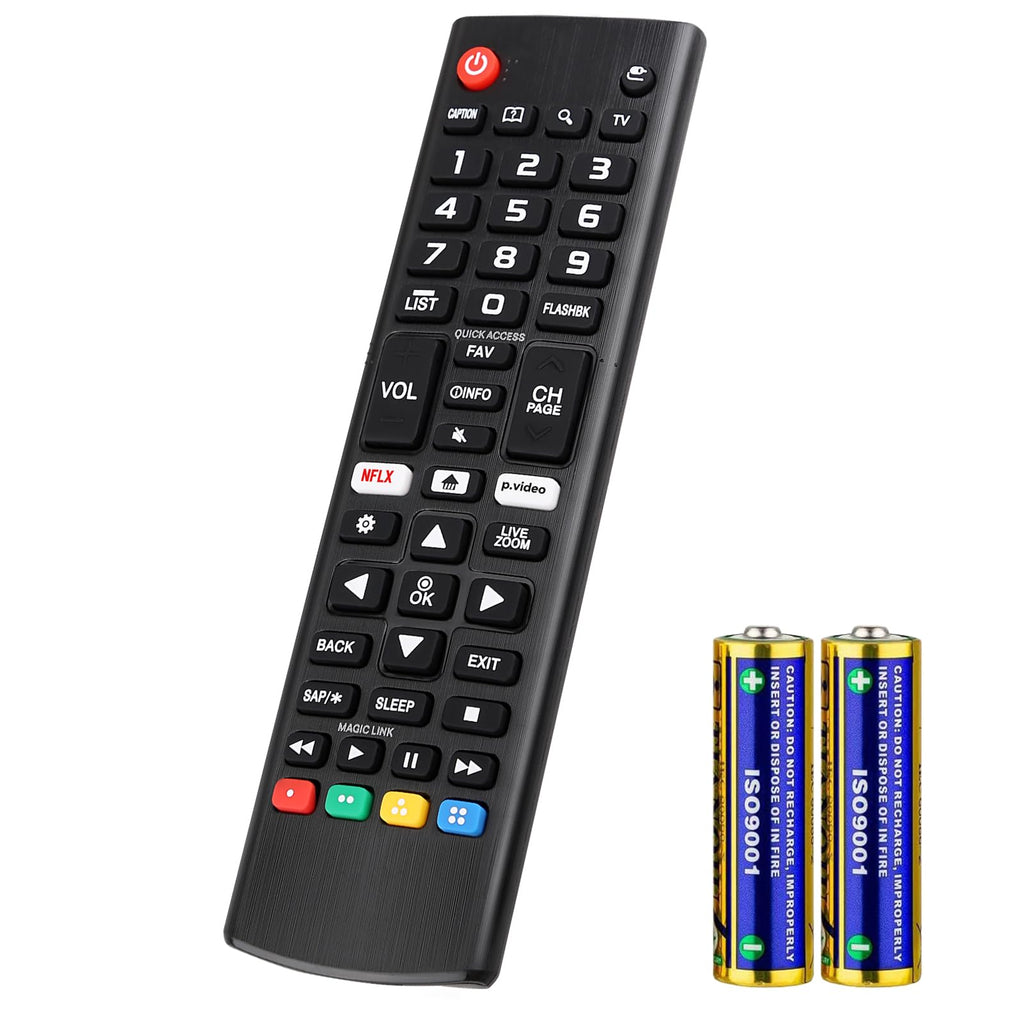 Universal for LG Smart TV Remote Control Replacement with Battery | for All LG OLED 3D Thinq TVs | 1‑Year Warranty | for AKB75095307 AKB75375604 AKB74915305 AK75675304 AKB76040302 AKB76037601