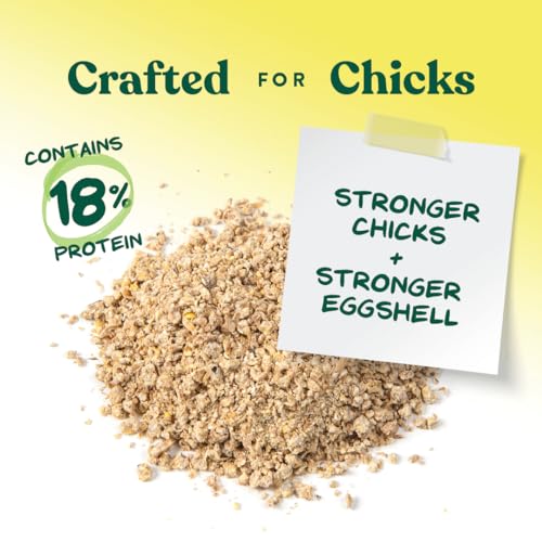 Manna Pro Medicated Chick Starter Grower Feed, Amprolium & Protein, 5 lb | Complete Chick Feed Crumbles, Amprolium for Coccidiosis Prevention, High Protein Nutrition for Growing Chicks, Made in USA