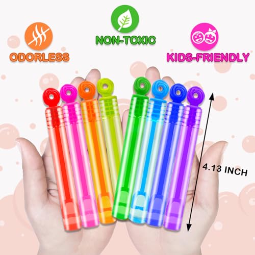 Halloween Bubbles Party Favors Supplies for Kids,20-300 Pack Mini Bubble Wand Toy for Toddler, Small Goodie Bag Stuffers Filler Treats Non Candy, Pinata Birthday Classroom Camping Gifts for Boys Girls