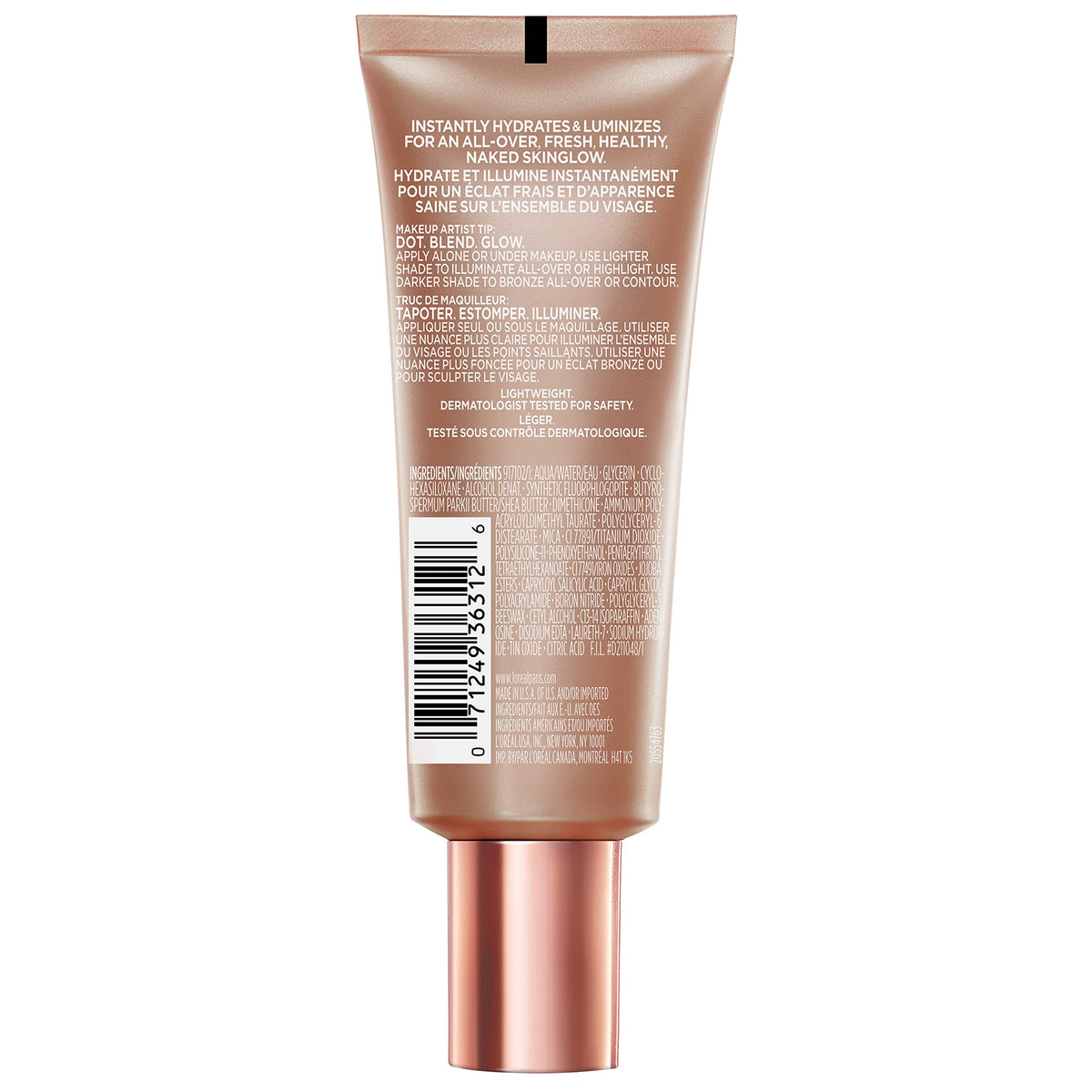 L'Oreal Paris Makeup True Match Lumi Glotion, 903 Medium, 1.35 fl oz | Natural Glow Enhancer, Illuminator Highlighter, Bronzing Drops For a Sun-Kissed Glow For Face and Body