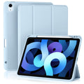 Akkerds for iPad Air 11 Inch Case M4/M3/M2, Air 5th/4th Gen 10.9, Sky Blue | With Pencil Holder, for iPad Air Case 2026/2025/2024/2022/2020, Soft TPU Back, Slim Trifold Stand Cover, Auto Sleep/Wake