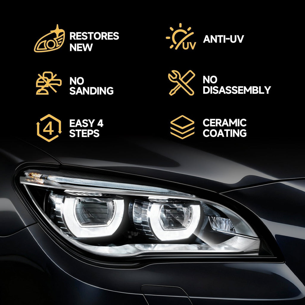 Toretark Car Headlight Restoration Kit
