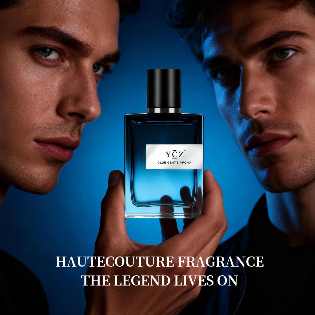 Ycz Club Gentleman's Aroma Eau de Parfum for Men, 1.7 Fl Oz | Long-Lasting Aromatic Fougere Scent with Bergamot, Ginger, and Cedarwood Notes for Parties, Date Night, and Gifts.