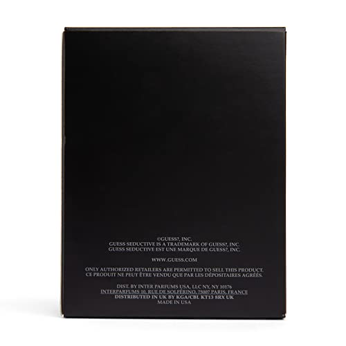 Guess Seductive Homme Noir 3.4 oz EDT Spray RETAIL