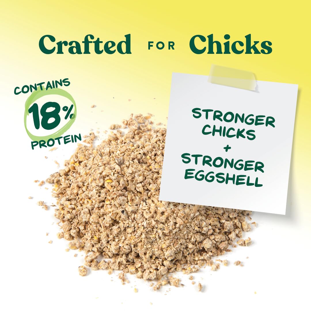 Manna Pro Medicated Chick Starter Grower Feed, Amprolium & Protein, 5 lb | Complete Chick Feed Crumbles, Amprolium for Coccidiosis Prevention, High Protein Nutrition for Growing Chicks, Made in USA