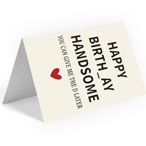 WowBefun Gifts for Men Him | Funny Birthday Card & Gifts for Men Husband Boyfriend Him, Happy Bday Card