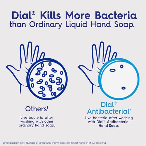 Dial Antibacterial Defense Foaming Hand Soap Refill, Spring Water, 52 Fl Oz | With aloe vera, dermatologist-tested, gentle on skin, free from parabens and SLS and SLES, moisturizing formula