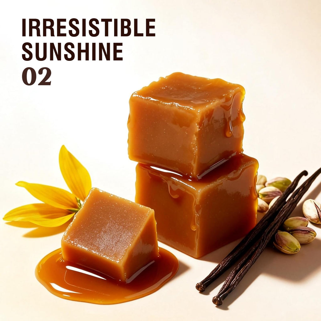 Sttes #02 Irresistible Sunshine Perfumes for Women, Pistachio, Vanilla, Caramel Eau de Parfum, 3.4 fl oz, Sweet Gourmand Fall Fragrance