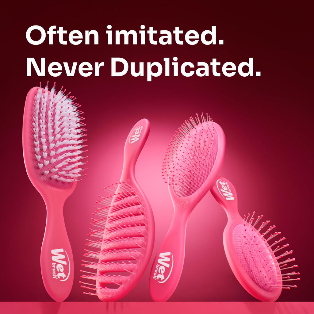 Wet Brush Original Detangler Hair Brush, Black Frost, For All Hair Textures | Ultra-Soft IntelliFlex Bristles Detangle Wet, Dry & Damaged Hair with Less Breakage, Pain-Free Detangling Brush