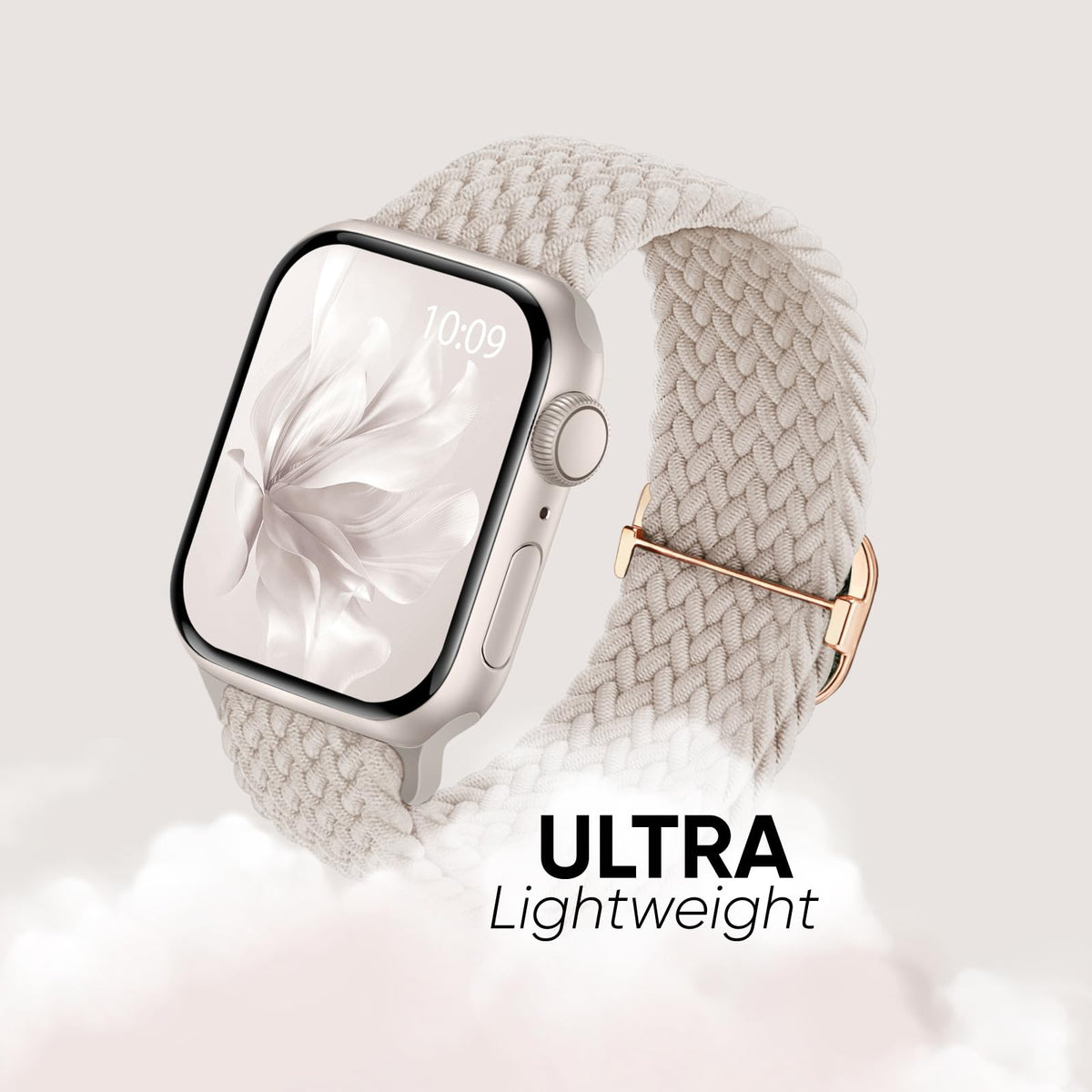 6 Pack Braided Stretchy Bands Compatible with Apple Watch Band Women Men | 38/40/40/42/44/45/46/49mm Adjustable Nylon Solo Loop Elastic Strap for iWatch Series 12 11 10 9 8 7 6 5 4 SE Ultra 4