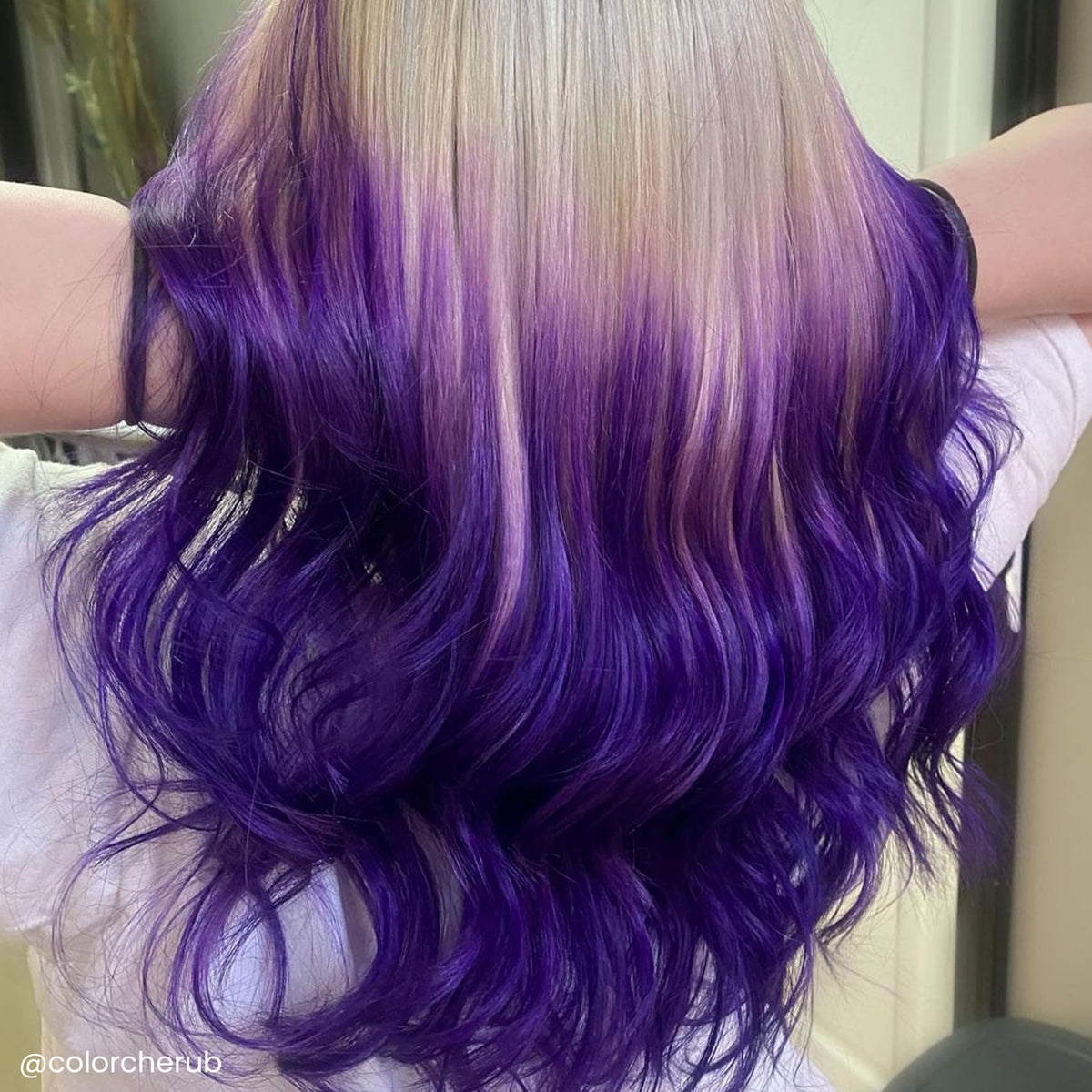 ARCTIC FOX Semi-Permanent Hair Dye Purple AF - Vegan Ammonia-Free - 4 fl oz | Vivid and Vibrant, Cruelty Free, Ammonia Free, Peroxide Free, , Cream Formula