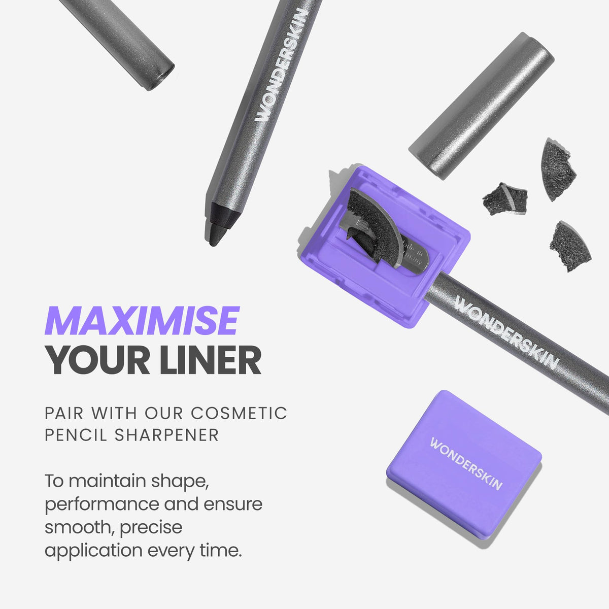 Wonderskin Lipliner Pencil - 360 Contour Lipliner, Longwear, Waterproof | Waterproof saddle lip liner, longwear formula glides on smoothly for precise definition and all-day lip contour.