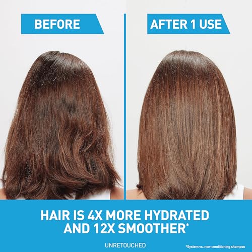 CeraVe Hydrating Anti Dandruff Shampoo, Itchy Scalp Treatment, 12oz | Helps Eliminate Flakes with 1% Pyrithione Zinc, Hyaluronic Acid, Niacinamide and Ceramides In A Sulfate Free Formula