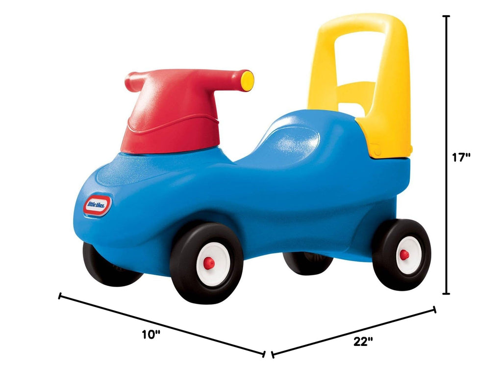 Little Tikes Push and Ride Racer – (Amazon Exclusive), 22"L x 10"W x 17"H with screws