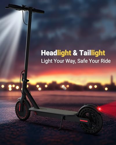 Maxshot Electric Scooter, 8.5" /10" /14" Tire, 16/19/22 Mph Top Speed, 12/16/21/27/28/49/50 Miles Long Range, Folding Escooter for Adults and Kids with Seat Bag, Dual Braking, Dual Suspension, App