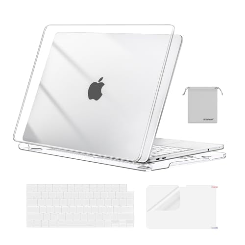 MOSISO Compatible with MacBook Neo Case 13 inch 2026 A3404 A18 Pro Chip | 4 in 1 Kit Precision Fit Crack & Scratch Resistant Protective Hard Shell Case Cover, Crystal Clear