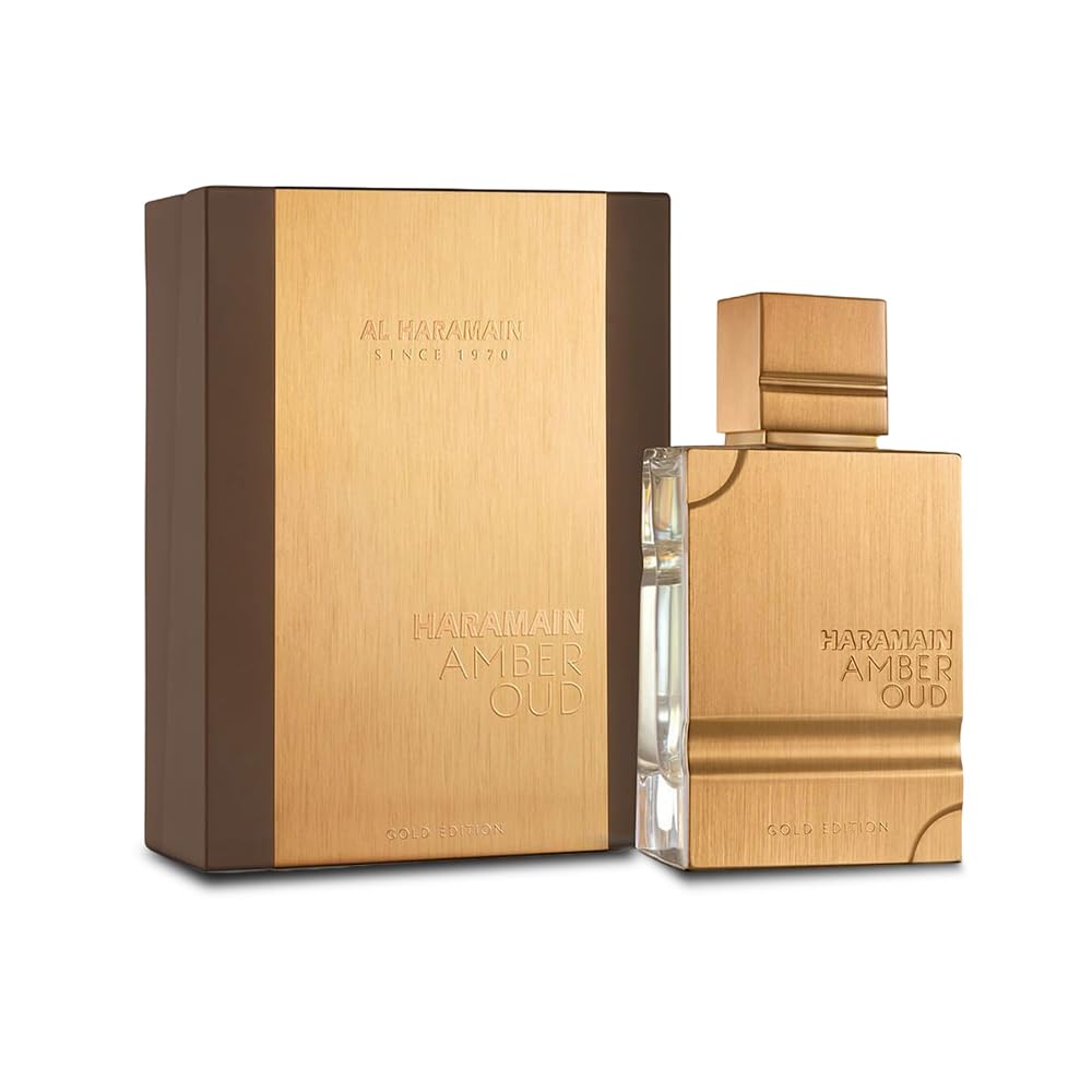 Al Haramain Amber Oud Arabic Long Lasting Perfume for Women & Men, 2 oz | Long Lasting Cologne for Men & Women with Bergamot, Green Notes, Melon, Pineapple & Vanilla, Sweet Gift for Adults