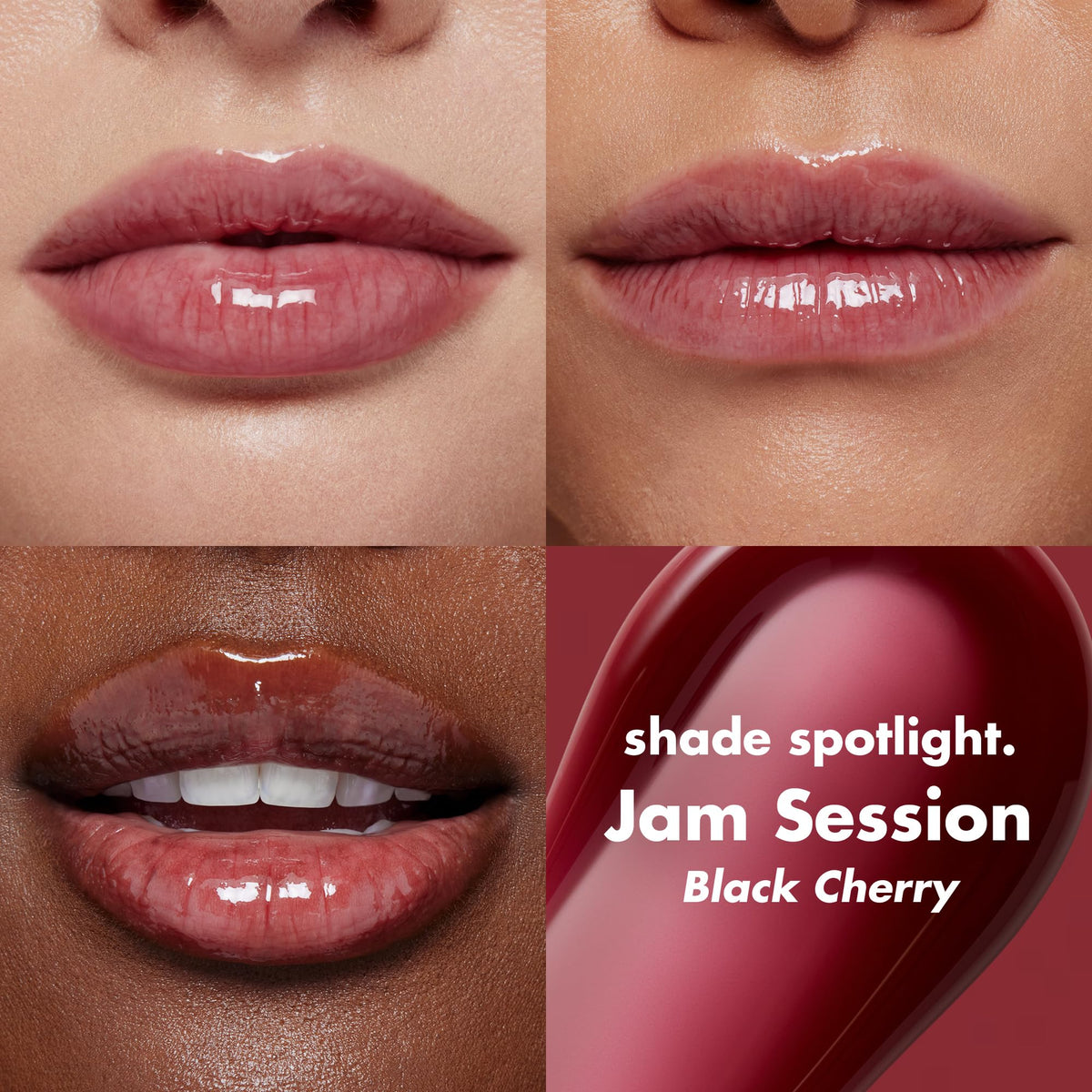 e.l.f. Glow Reviver Lip Oil, Tinted, Hydrating & Non-Sticky, Jam Session | High-Shine Tinted Lip Oil, Hydrating, Infused with Jojoba & Nourishing Oils, Glossy Formula, Vegan & Cruelty-Free