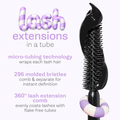 tarte tartelette tubing mascara – Lash Extensions in a Tube, Easy-to-Remove Eye Makeup, Clinically Proven to Volumize & Curl, 24Hr Smudge-Proof Longwear, vegan & cruelty-free