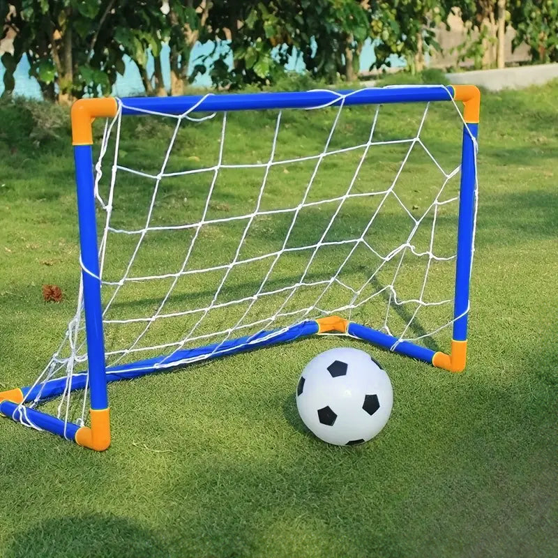 Mini Foldable Soccer Goal Set for Indoor Outdoor Kids Playtime