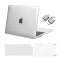 MOSISO Compatible with MacBook Air 13 inch Case M5 2026 M4 M3 M2 2025-2022 | A3449 A3240 A3113 A2681, Hard Shell&Keyboard Cover&Screen Film&Type C for MacBook Air 13.6 inch Case, Crystal Clear