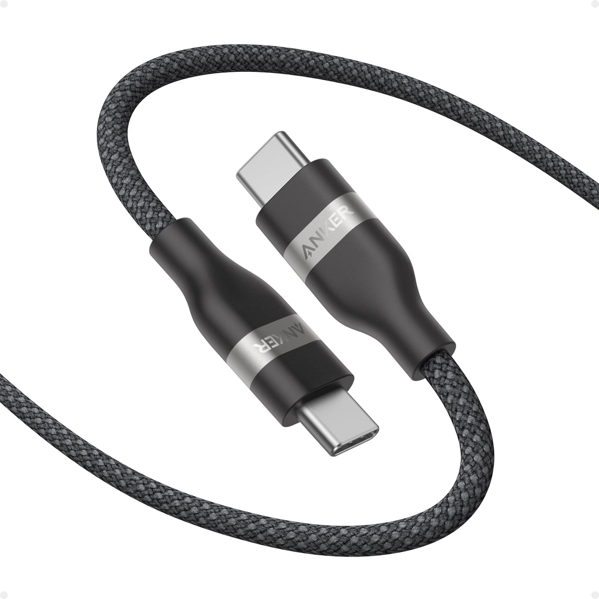 Anker Nano USB C to USB C Cable, 240W Fast Charging Cable (Black, 6ft) | Flexible Multi-Color Braided Charger for iPhone 18 / 17 Series, MacBook Pro, and More