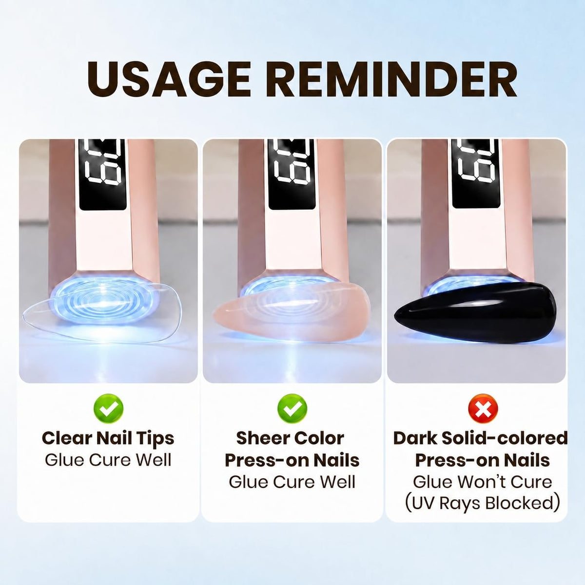 Beetles Gel Polish 9 in 1 Gel Nail Glue for Clear Acrylic Nail Tips | 2Pcs 15ml Long Lasting Nail Gel Kit for False Nails Tips, Base Blooming Nail Gel, U V Light Required, Gift for Women