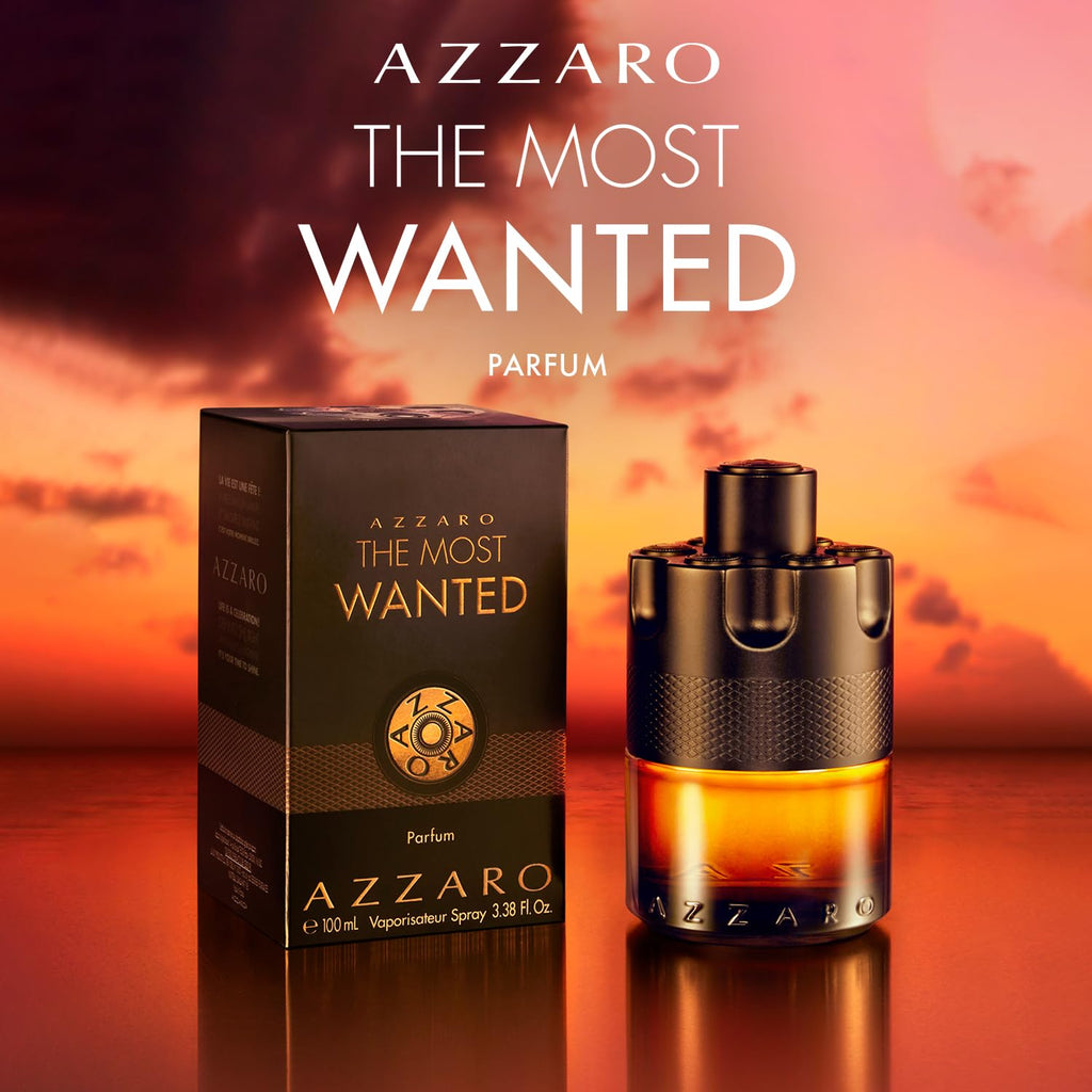 Azzaro The Most Wanted Parfum - Spicy Woody Cologne for Men | Fragrance with Ginger, Woody Notes & Bourbon Vanilla - Long Lasting - Enhancing Mens Scent Perfect for Fall and Winter