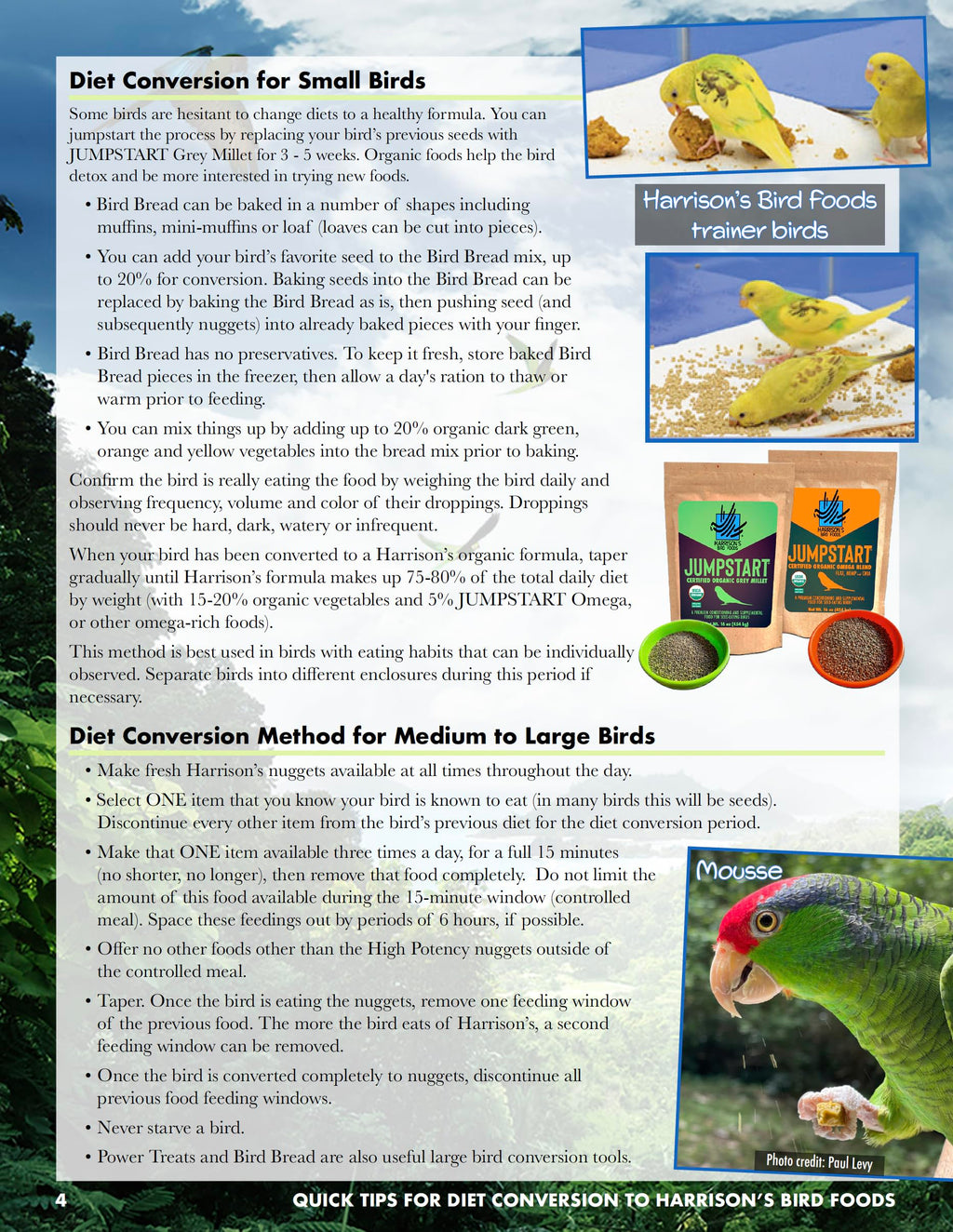 Harrison's Bird Foods High Potency, Certified Organic Diet 1lb | Vet Developed Non-Gmo For Conversion, Breeding, Weaning Or Special Needs. Canaries, Finches, Budgies And Other Small Parrots