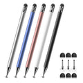 Bopomofo Stylus(5 Pcs),2-in-1 Stylus Pen for Touchscreen,Capacitive Stylus | Stylus with Precise Disc Tip & Rubber Tip for iPad iPhone Samsung Galaxy Android Tablets Kindle, 3 Disc Tips+6 Rubber Tips
