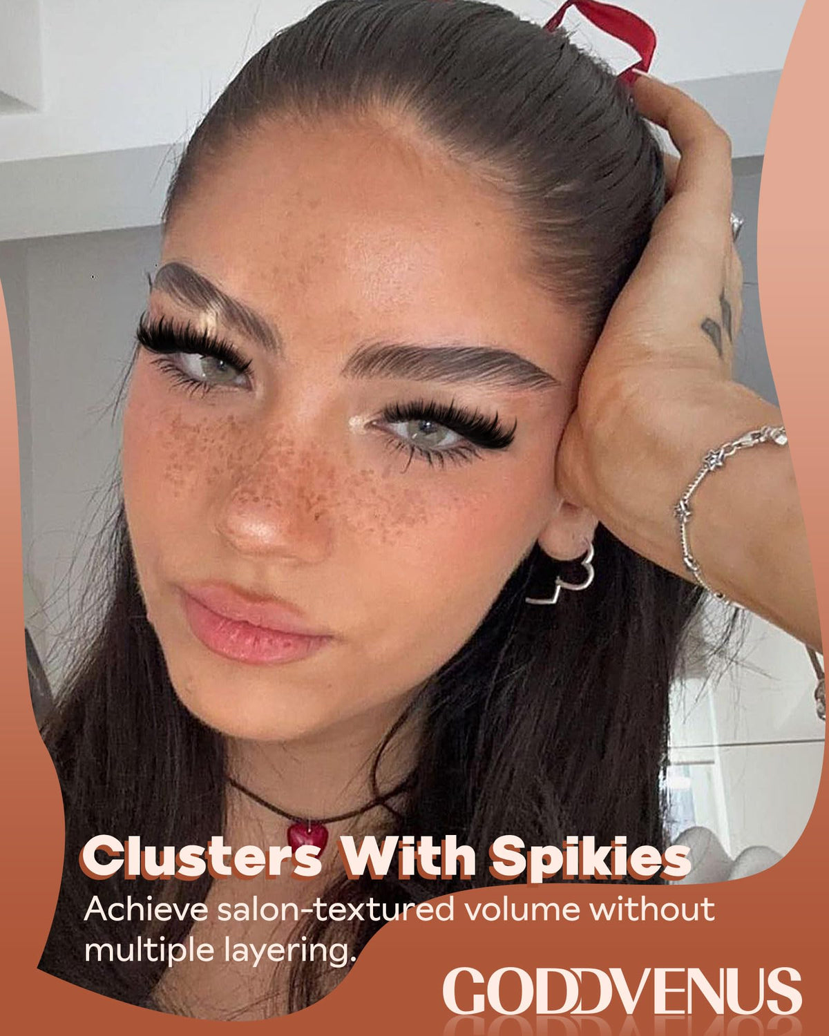 Goddvenus Manga Lash Clusters With Spikes Wispy Cluster Eyelash Extensions Full-volume Anime Eyelashes Clusters Reusable Faux Mink Fairy Individual Lash Extension (D Curve 12-18mm 204 pieces)