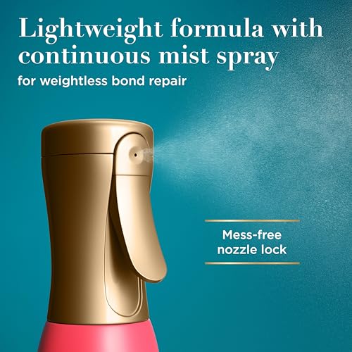 OGX Bond Protein Repair 450°F Heat Protect Spray, 6.5 fl. oz | Weightless Repair Mist, Nonstop Damage Protection*, All Hair Types, Heat Spray, Preps Hair for Styling