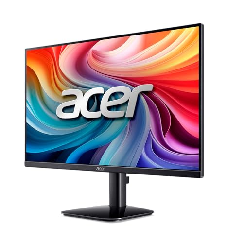 Acer 27in FHD 1920x1080 IPS 120Hz Gaming Monitor | Office KB272 G0bi | 1ms, AdaptiveSync, sRGB 99%, HDMI, VGA, VESA Mountable, Bluelight Filter