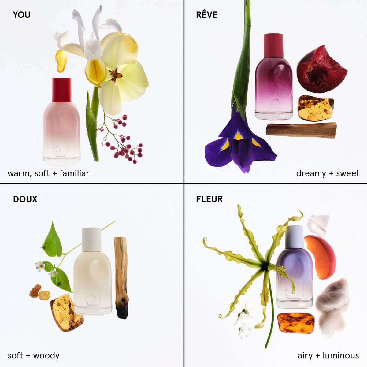 Glossier You Eau de Parfum, Unisex Skin-Scent Enhancer, Travel 8 ml | Warm, Musky & Spicy, Pink Pepper, Iris & Ambrox Base Notes, Smells Different on Everyone, Layer & Mix to Match Your Mood