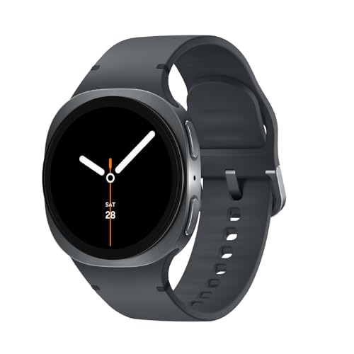 Samsung Galaxy Watch 8 40mm Bluetooth Smartwatch, Cushion Design, Quick Button, Sleep Coaching, Now Bar, Running Coach, Energy Score, Graphite [US Version, Amazon Exclusive 2Yr Warranty]