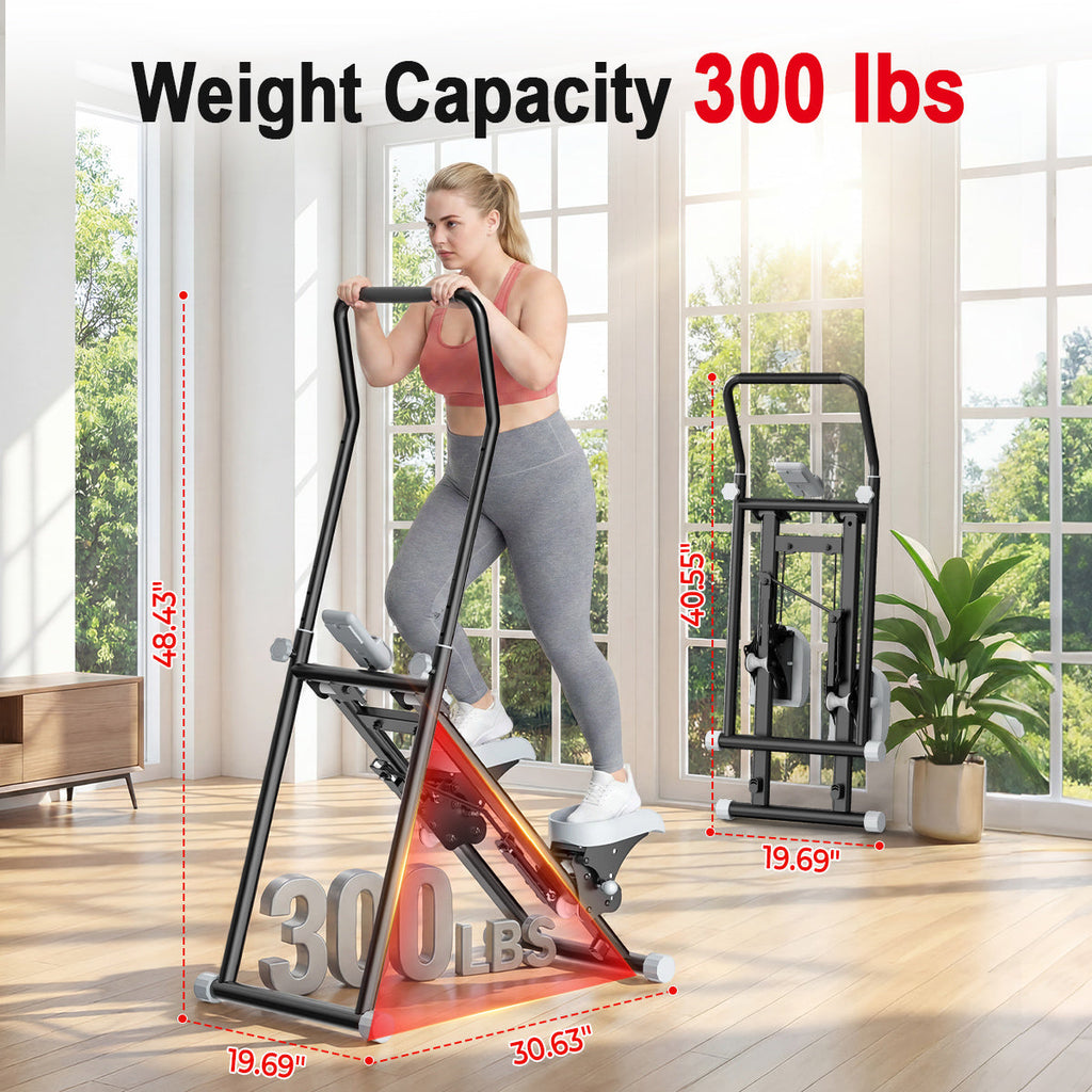 RELIFE REBUILD YOUR LIFE Upgraded Compact Stair Stepper for Home Gym Cardio Training Total Body Stairmaster Workout Machine with Extended Step Range