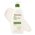 Aveeno Daily Moisturizing Body Lotion, Fragrance-Free, 18 fl. oz | Daily Moisturizing Body Lotion for Normal to Dry Skin, Soothing Prebiotic Oat, Non-Greasy Formula, Non-Comedogenic