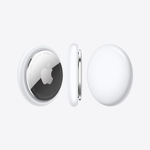 Apple AirTag (1st Generation) - 4 Pack. Keep Track of and find Your Keys, Wallet, Luggage, Backpack, and More. Simple one-tap Set up with iPhone or iPad, Bluetooth