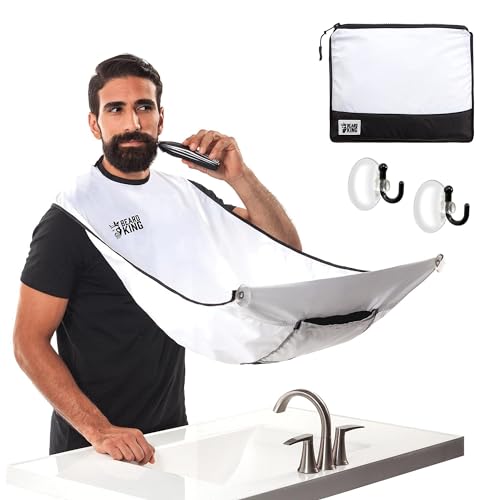 BEARD KING Beard Bib Apron - As Seen on Shark Tank – Gifts for Him, Stocking Stuffers for Men, Mens Gift